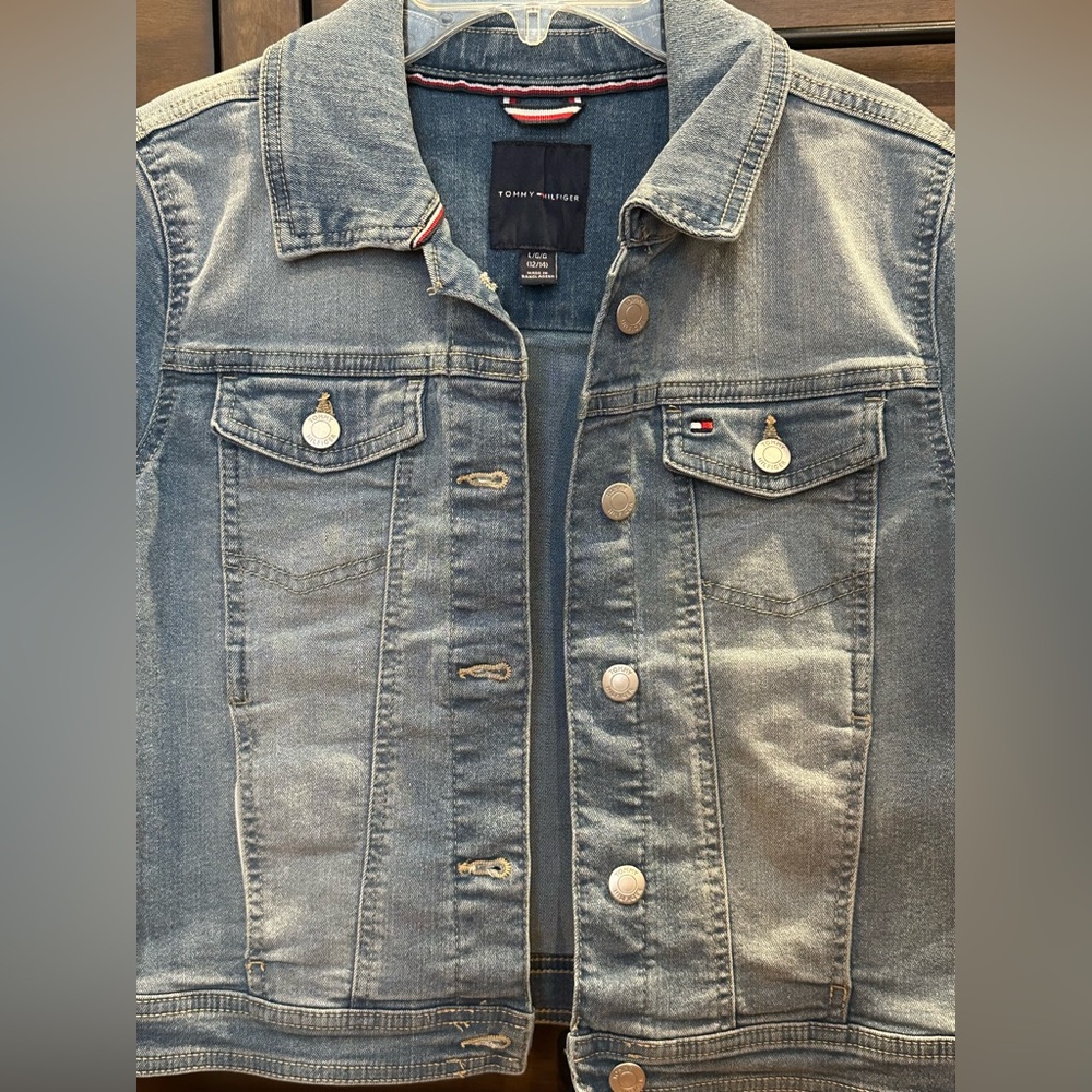 Tommy Hilfiger Light Blue Jean Jacket - Picture 2 of 7